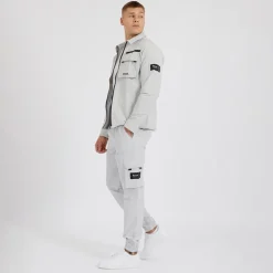 Aikido Jakke Lys Grå herre