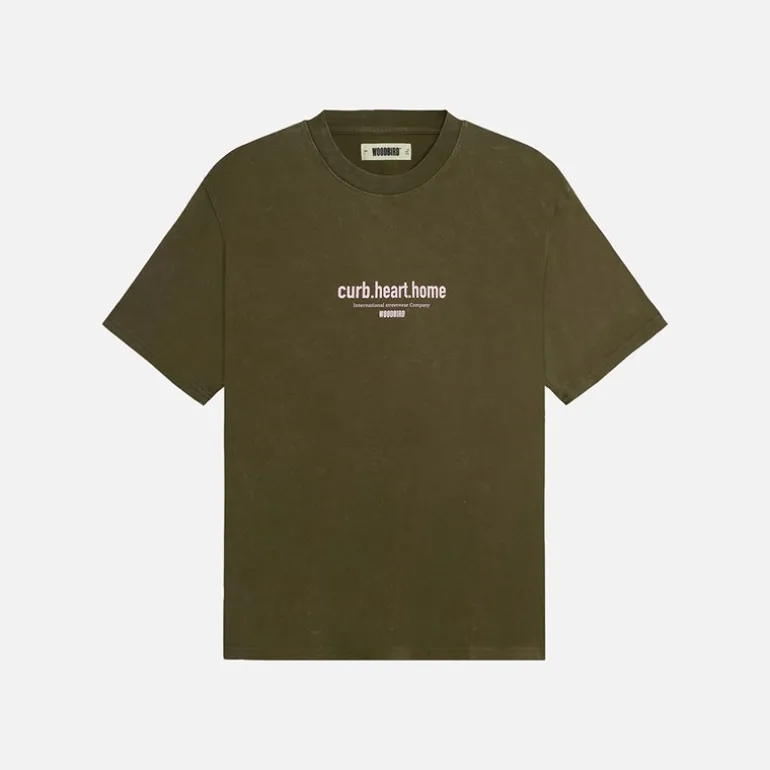 Beam Farve T Shirt Dark Brown