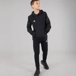 Børn Entrada 22 Pullover Hættetrøje Sort