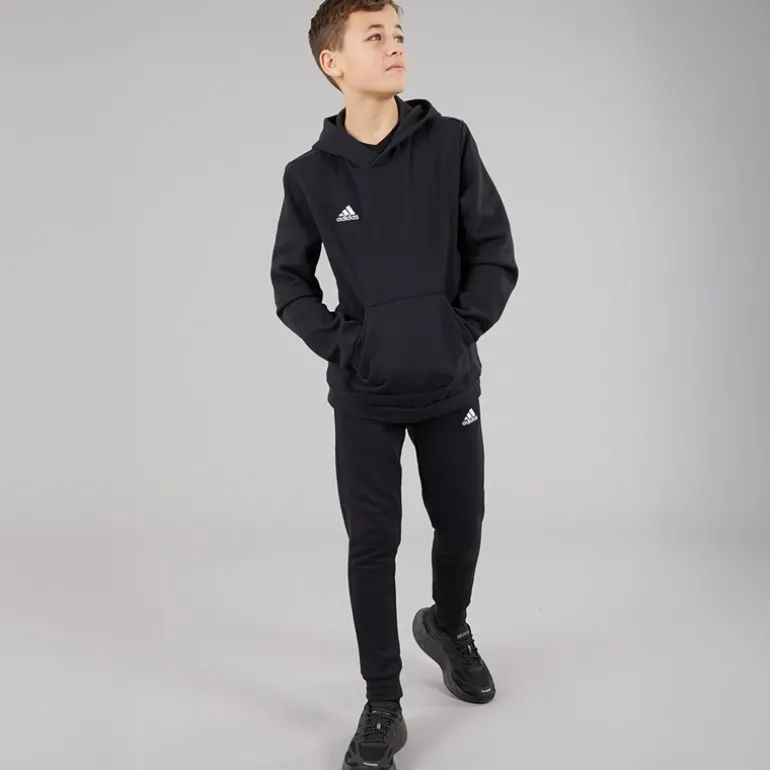 Børn Entrada 22 Pullover Hættetrøje Sort