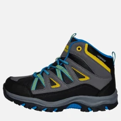 Børn Gillon 2 Mid Waterproof Vandrestøvler Sort