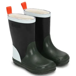 Børne Charly Høje Varme Støvler Marineblå/Armygrøn/Pistacie