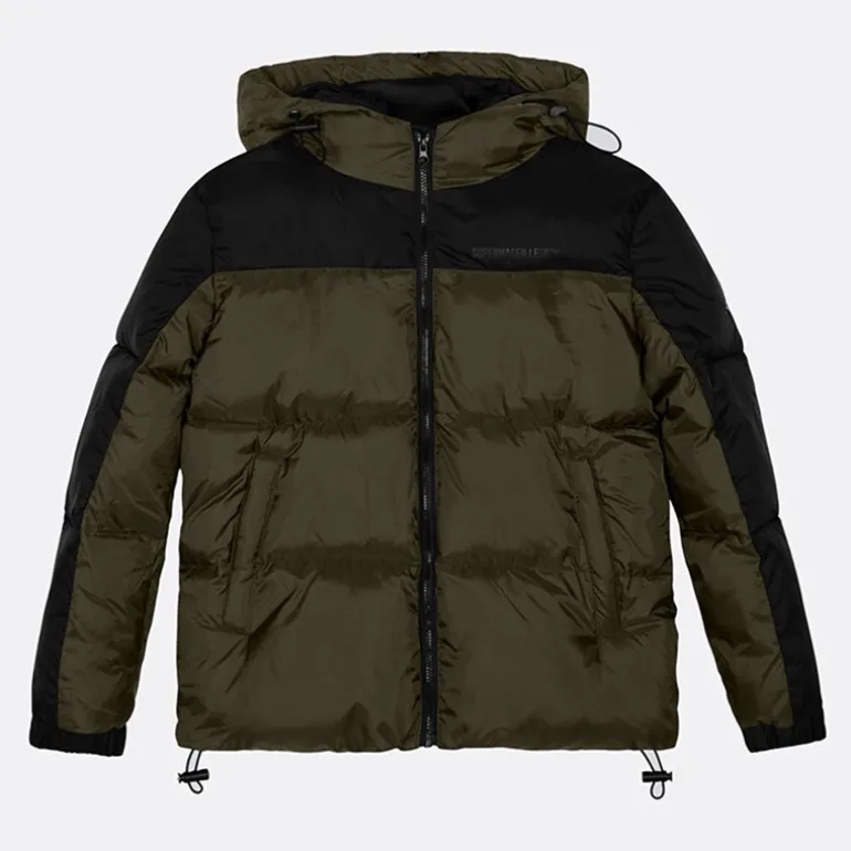 Børne Hættejakke Army / Sort