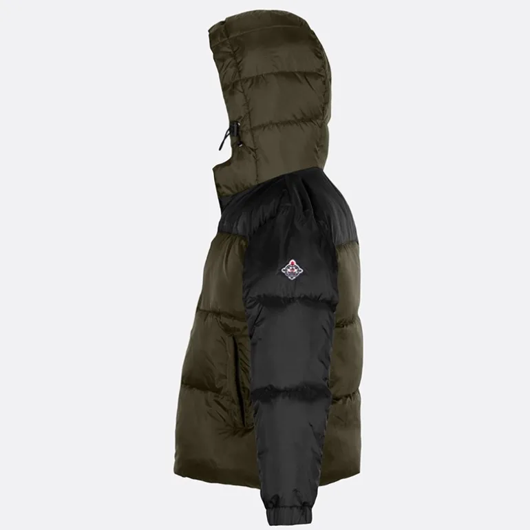 Børne Hættejakke Army / Sort