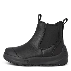 Børne s Silja Varme Læderstøvler 020 Black