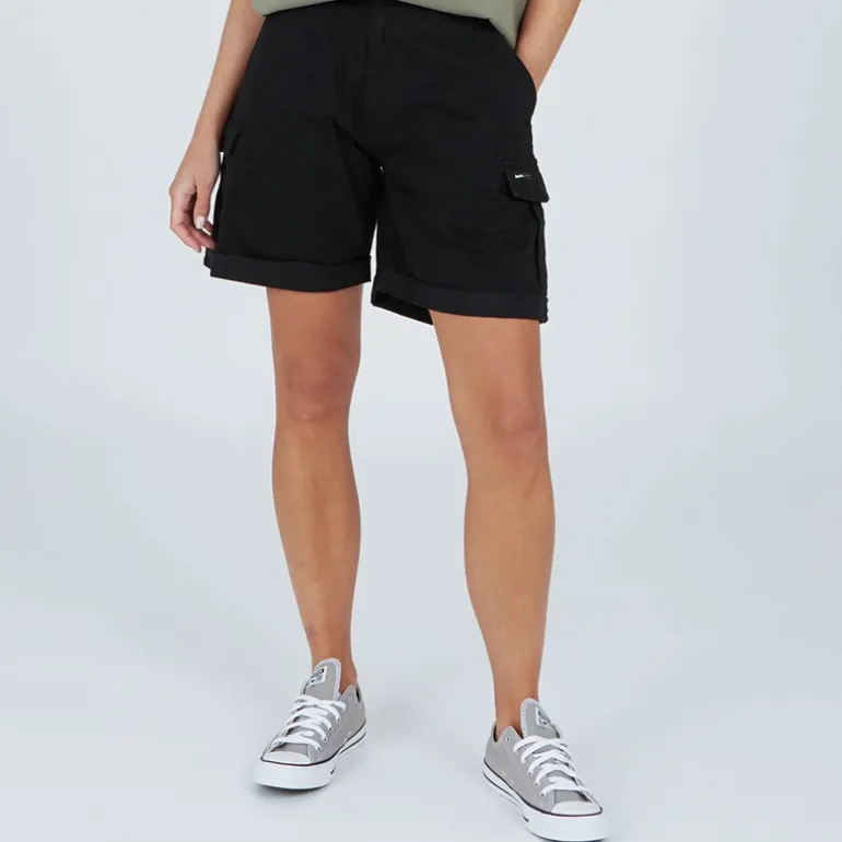 Cargo Shorts til Kvinder Sort
