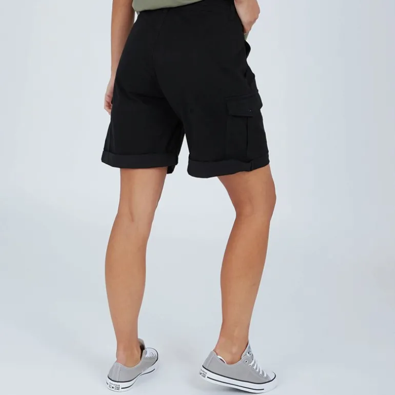 Cargo Shorts til Kvinder Sort