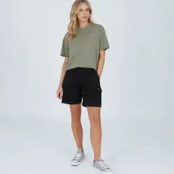 Cargo Shorts til Kvinder Sort