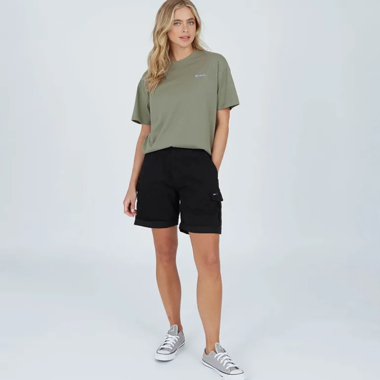 Cargo Shorts til Kvinder Sort