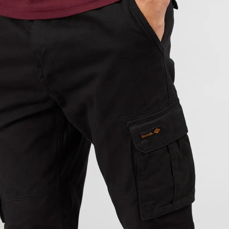 Cargobukser til Herre Sergei Twill Sort