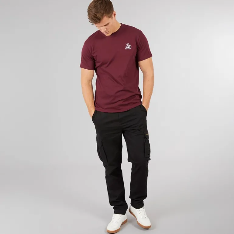 Cargobukser til Herre Sergei Twill Sort