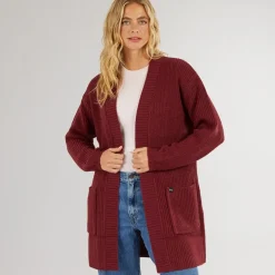 Dame Asteria Cardigan Burgundy