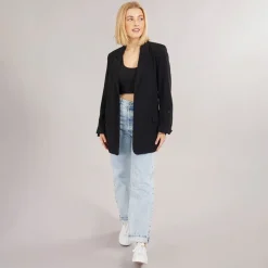 Dame Blazer Blanca Life 3/​4 Løstsiddende Sort