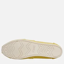 Dame Canvas Alpargata Espadriller Gul