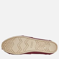 Dame Canvas Alpargata Espadrilles Mørk Blomme