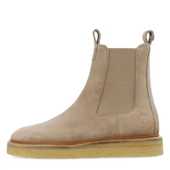 Dame Casdea Chelsea støvler ruskind Beige