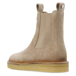 Dame Casdea Chelsea støvler ruskind Beige