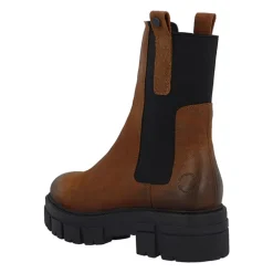 Dame Casjida Chelsea støvler olie ruskind Coffee