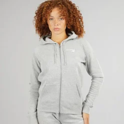 Dame Core Hættetrøje Grå