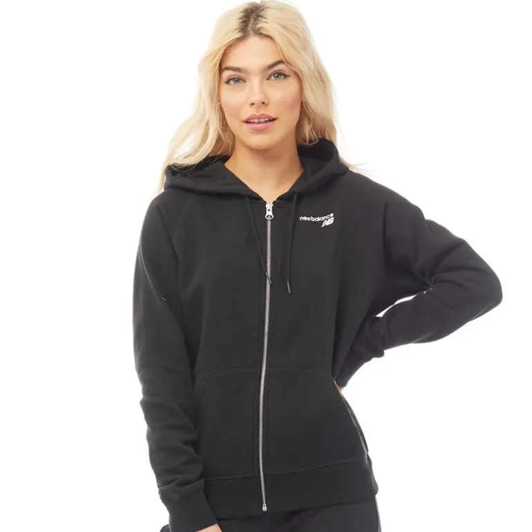 Dame Core Hættetrøje Sort