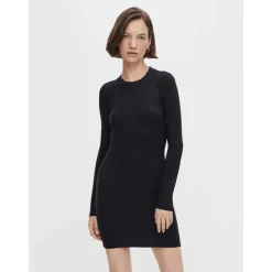 Dame Crista O Neck Kjoler Sort