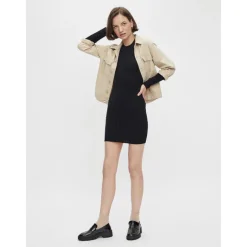 Dame Crista O Neck Kjoler Sort