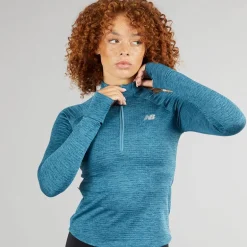 Dame Essentiel Varm Gitternät 1/2 Lynlås Trøje Terrarium