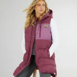 Dame Explorer Gilet Burgundy