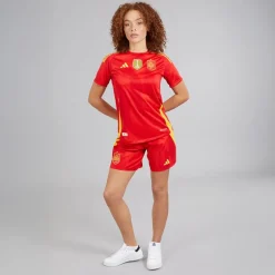 Dame FEF Spanien Dame 24/​25 Autentisk Hjemme Trøje Better Scarlet