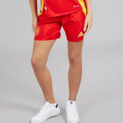 Dame FEF Spanien Dame 24/25 Autentiske Hjemme Shorts Better Scarlet