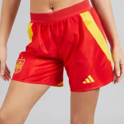 Dame FEF Spanien Dame 24/​25 Autentiske Hjemme Shorts Better Scarlet