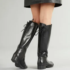 Dame Felicity Knæhøje Stræk Støvler Sort