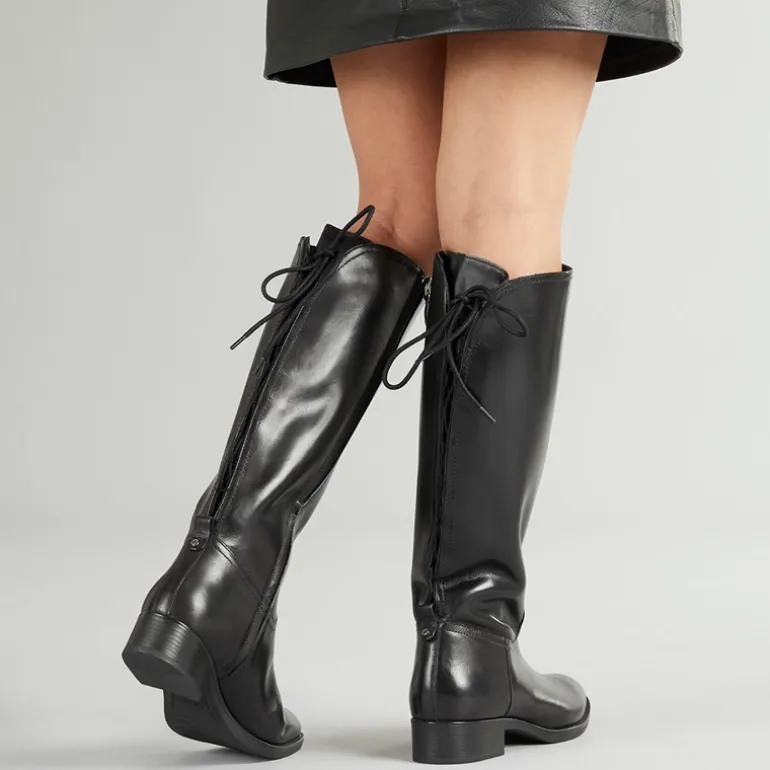 Dame Felicity Knæhøje Stræk Støvler Sort