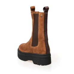 Dame Gående Ruskind København Støvler 0241 Cognac