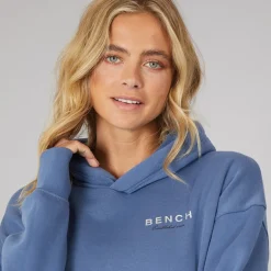 Dame Harmy Hættetrøje Denim Blå