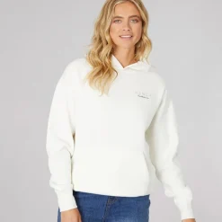 Dame Harmy Hættetrøje Vinter Hvid