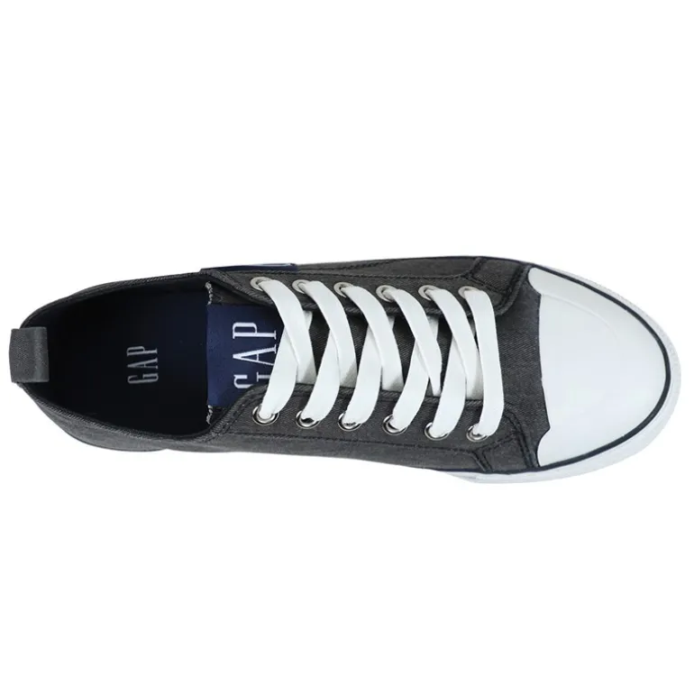 Dame Houston II Lærredgummisko Sort