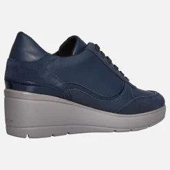 Dame Ilde Kilehæl Lynlås Træningssko Navy