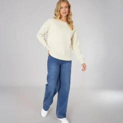 Dame Ilma Sweatshirt Kridt