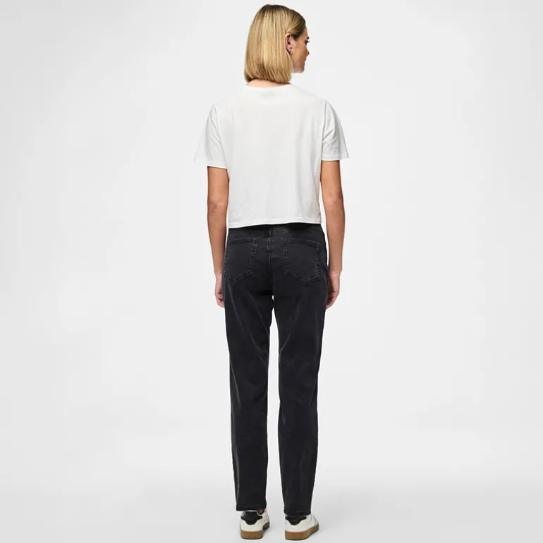Dame Kesia Mom Jeans Black Denim