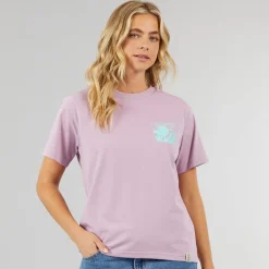 Dame Kidwelly T-shirt Støvet malva