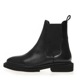 Dame kommer af en gåtur sorte støvler 0001 Black