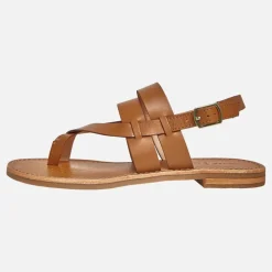 Dame Maddalusia Flade Sandaler Camel