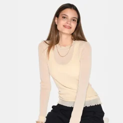 Dame Markhild T-shirt 030 Ivory Cream