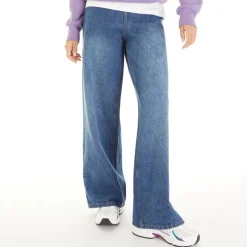 Dame Maxina Vid Benbukser Mellemblå