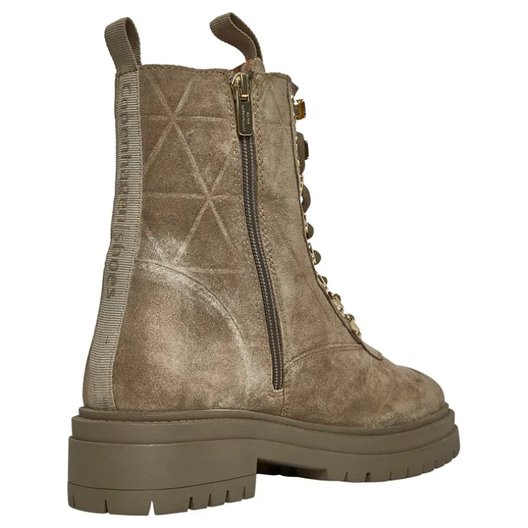 Dame My Piger Ruskindsko 1203 Mørk Taupe