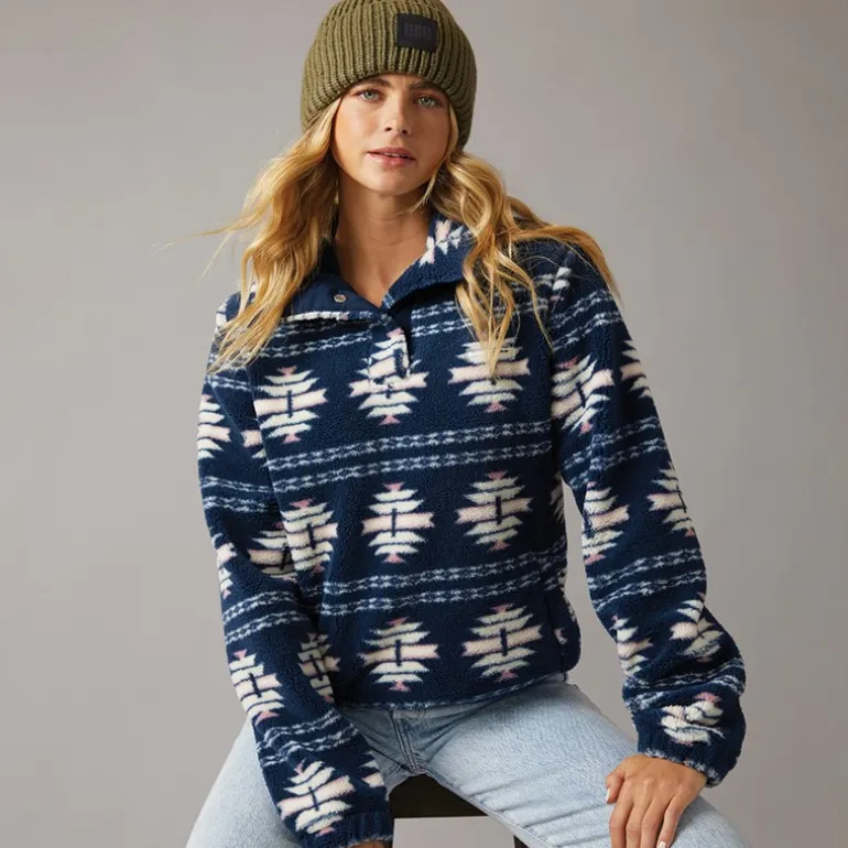 Dame Navo Borg Fleece Navy