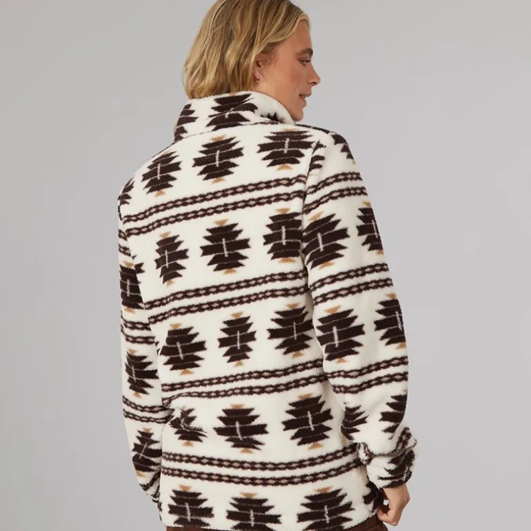 Dame Navo Borg Fleece Vinter Hvid