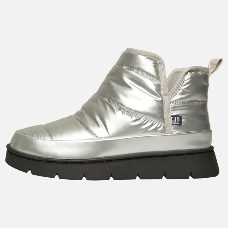 Dame Richmond Mid Metallic Snow Støvler Sølv