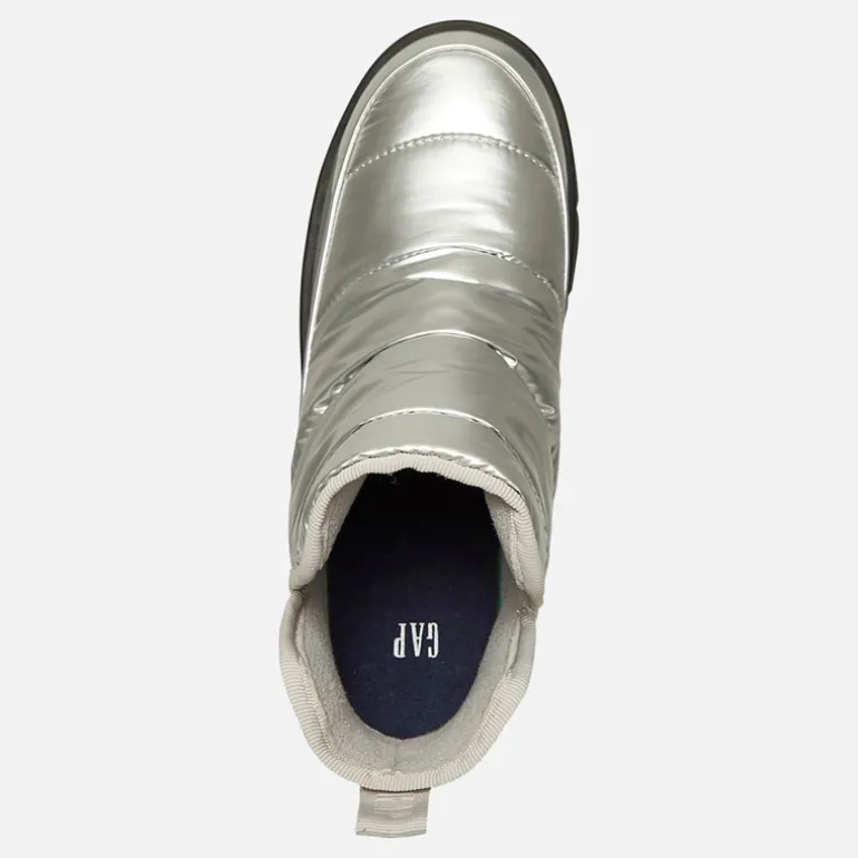 Dame Richmond Mid Metallic Snow Støvler Sølv